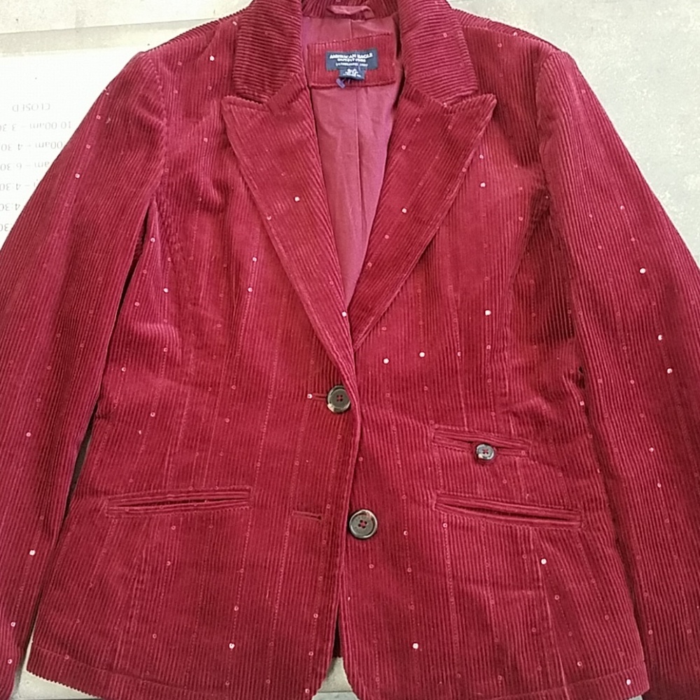 American eagle outfitters red blazer